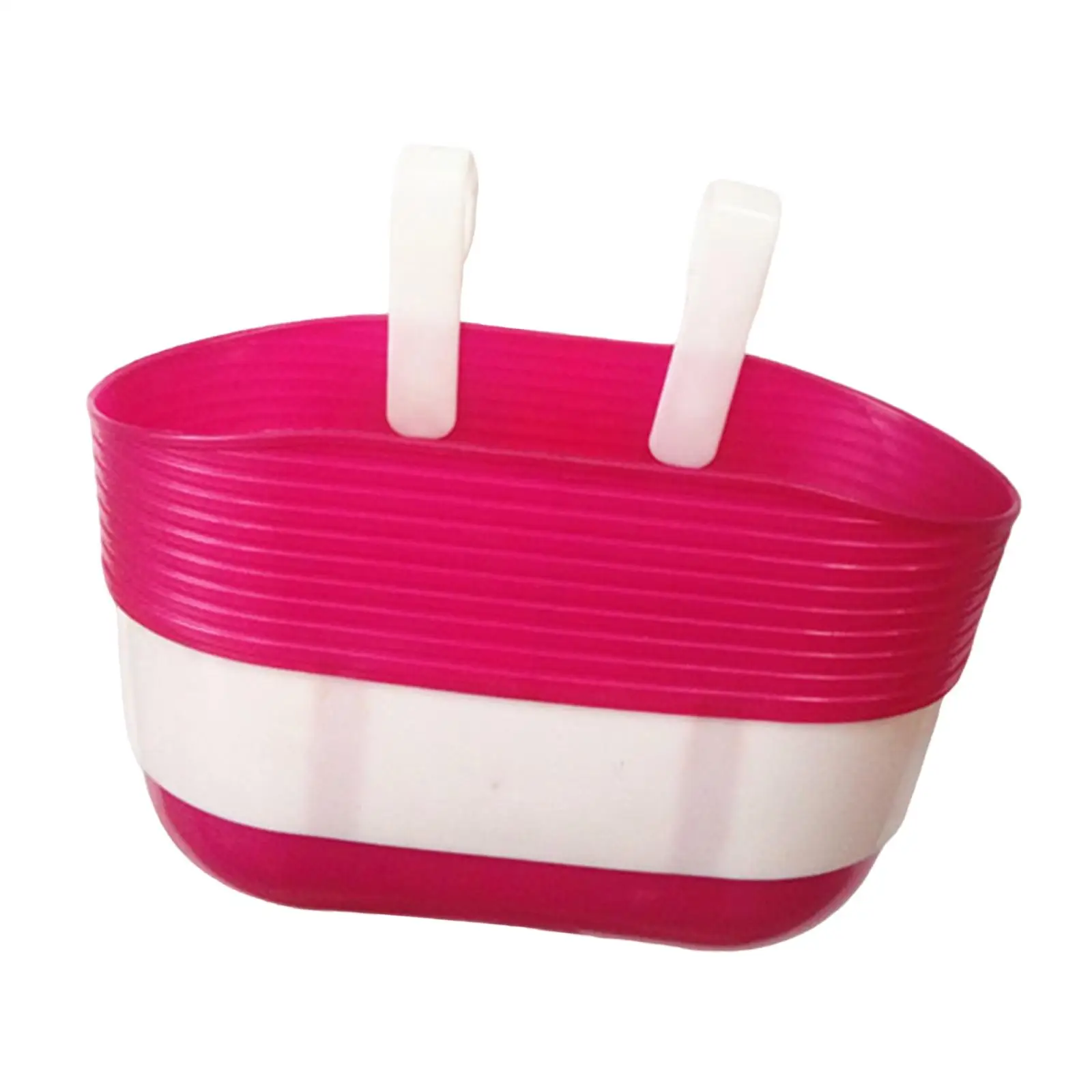 Bike Basket for Kids Front Handlebar Plastic Bicycle Cargo Rack Storage Removable Shopping Travel
