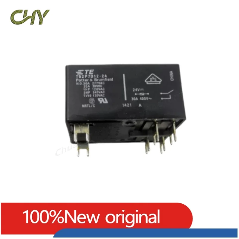 T92S7D12 T92P7D12 T92S7D22 T92P7D22 T92S11D22 T92P7A22 6PIN 8PIN 12/24VDC 12/24/120/240VAC Dual Pole Normally Open Power Relay