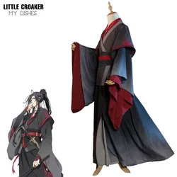 Sıcak serin Cosplay Wei Wuxian Cosplay Mo Xuanyu kostüm Anime Grandmaster of Demonic yetiştirme Cosplay Mo Dao Zu Shi kostüm erkekler