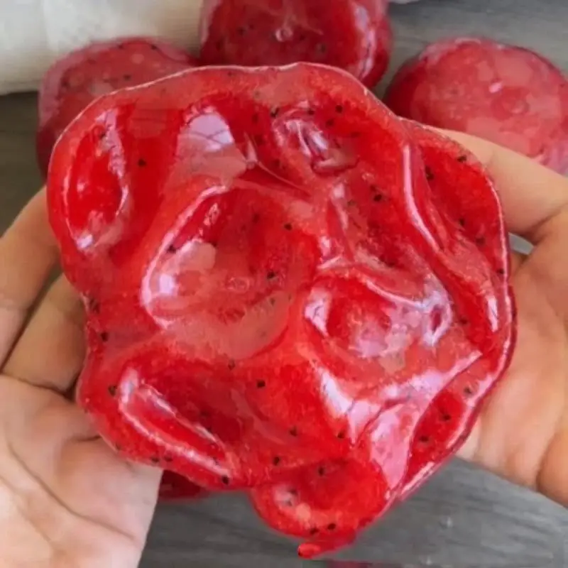Handmade Watermelon Slushy  Toy Soft Slow Rebound Stress Relief Squeeze Toy Realistic Fruit Simulation Model Adult Gift