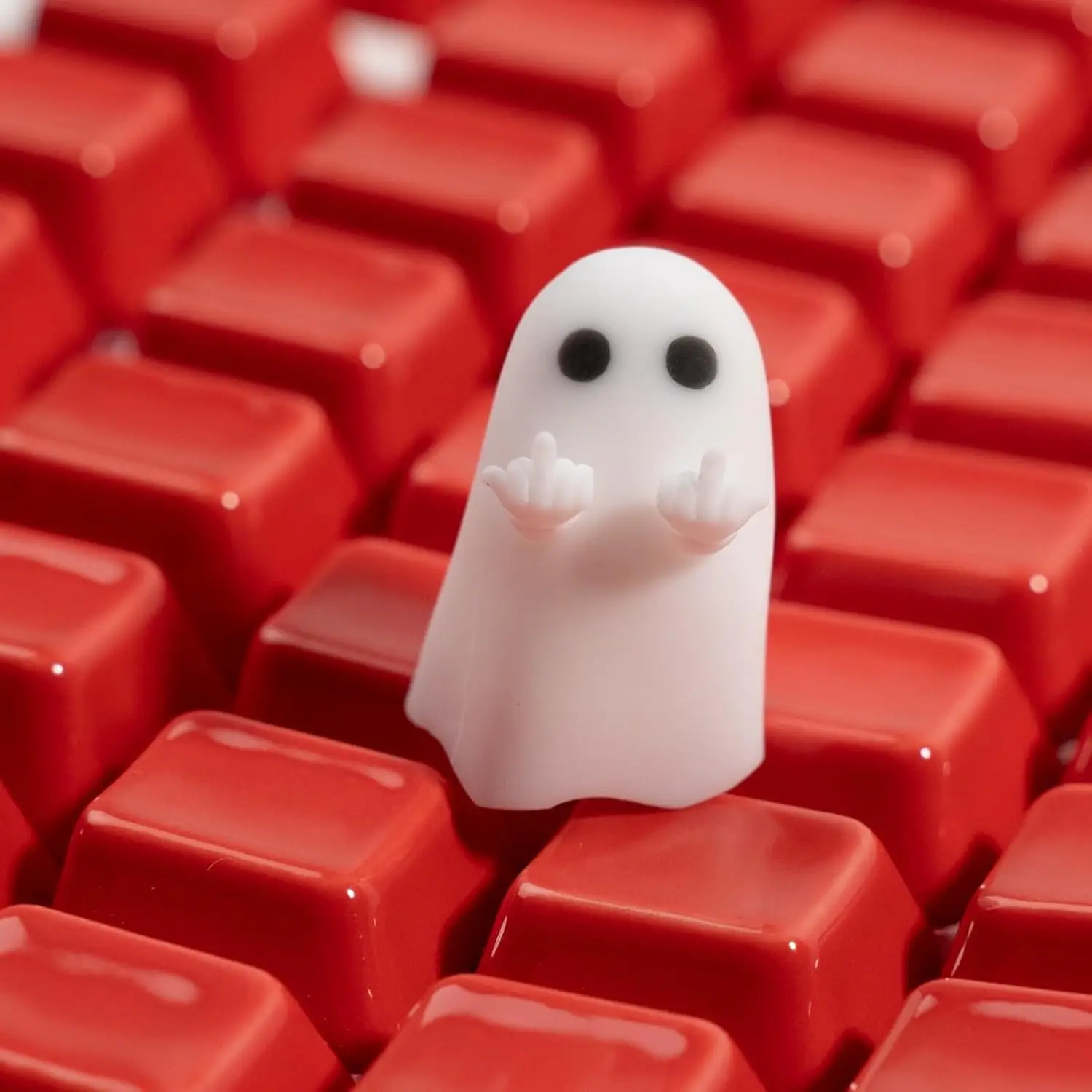 

Resin Keycaps 1U ESC Custom Handmade Keycap Replacement for Mechanical Keyboard (Hey_You_Ghost)