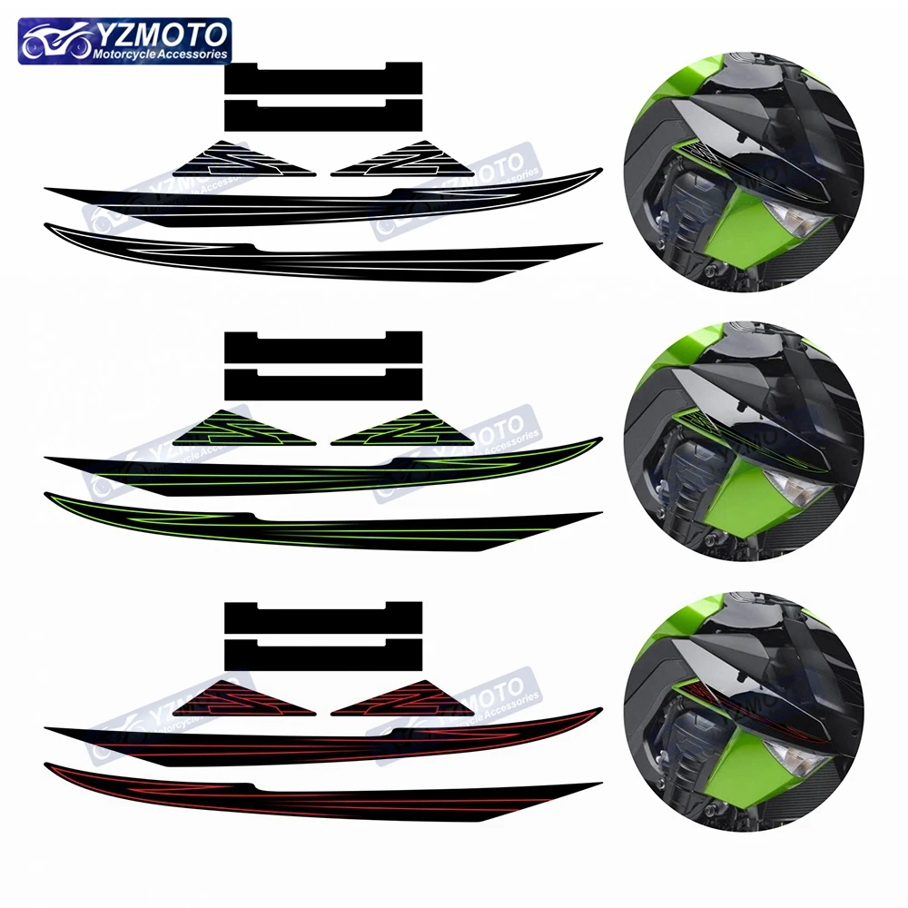 

Светоотражающие наклейки для Kawasaki Z1000 2010 2011 2012 2013 Ninja на мотоцикл, тело, гоночный обтекатель, наклейка с логотипом, декоративный набор
