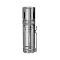 Vastlite Minima Bow Titanium LEP Flashlight 280 Lumens EDC Mini Flashlights with Stainless Steel Clip Torch Light Linterna