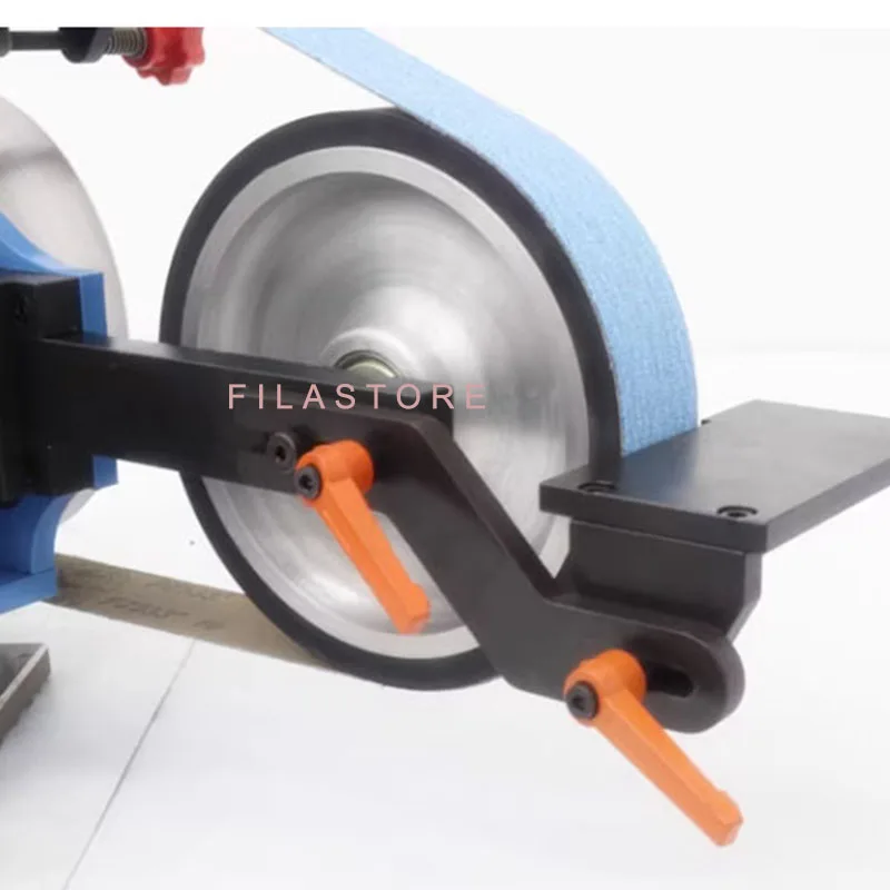 1.5KW Small Sand Belt Machine Desktop Vertical Industrial Grade DIY Knife Grinding and Polishing Machine Knife Sharpener