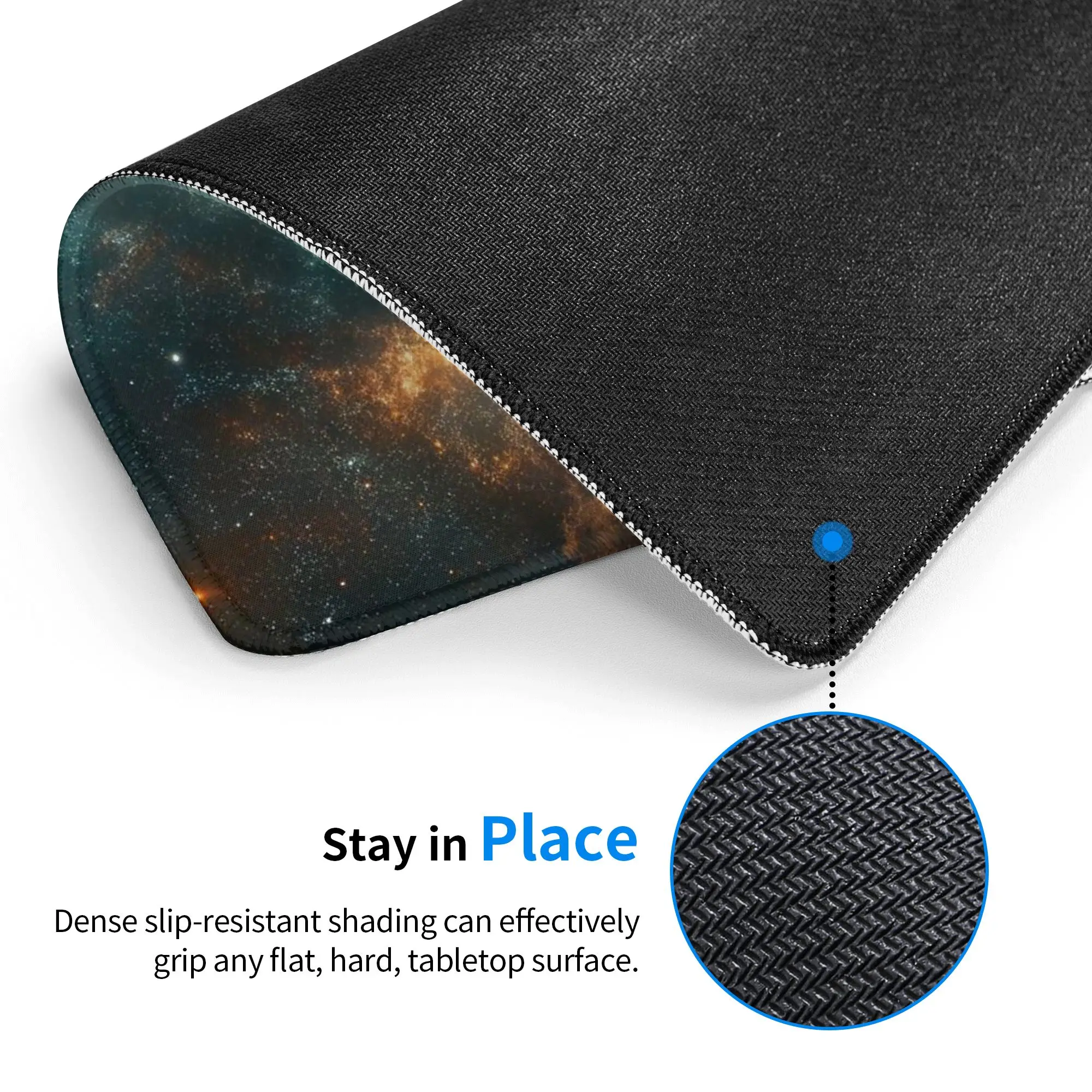 Starry Night Sailboat On The Sea Mouse Pad Computer Keyboard Mouse Mat Gamer PC Laptop Desk Mat Office Accessories Table Mats
