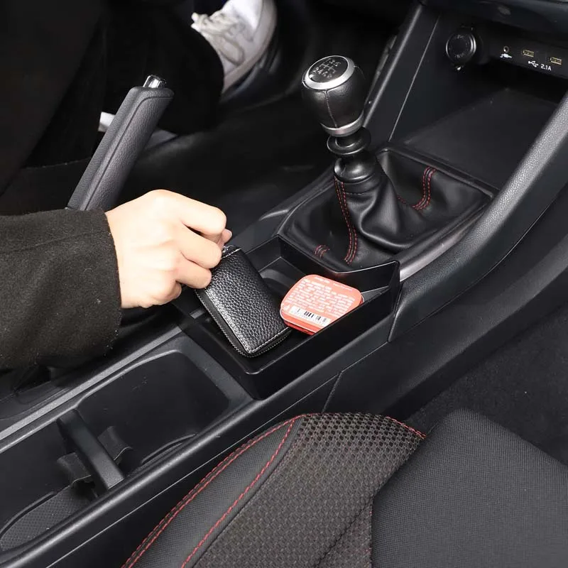 Car Center Console Gear Shift Panel Storage Box Organizer Tray For Subaru WRX Levorg 2022-2026 Stowing Tidying Car Accessories