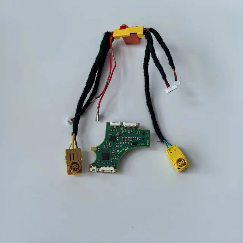 Replace the old steering wheel with the new decoder module wiring harness