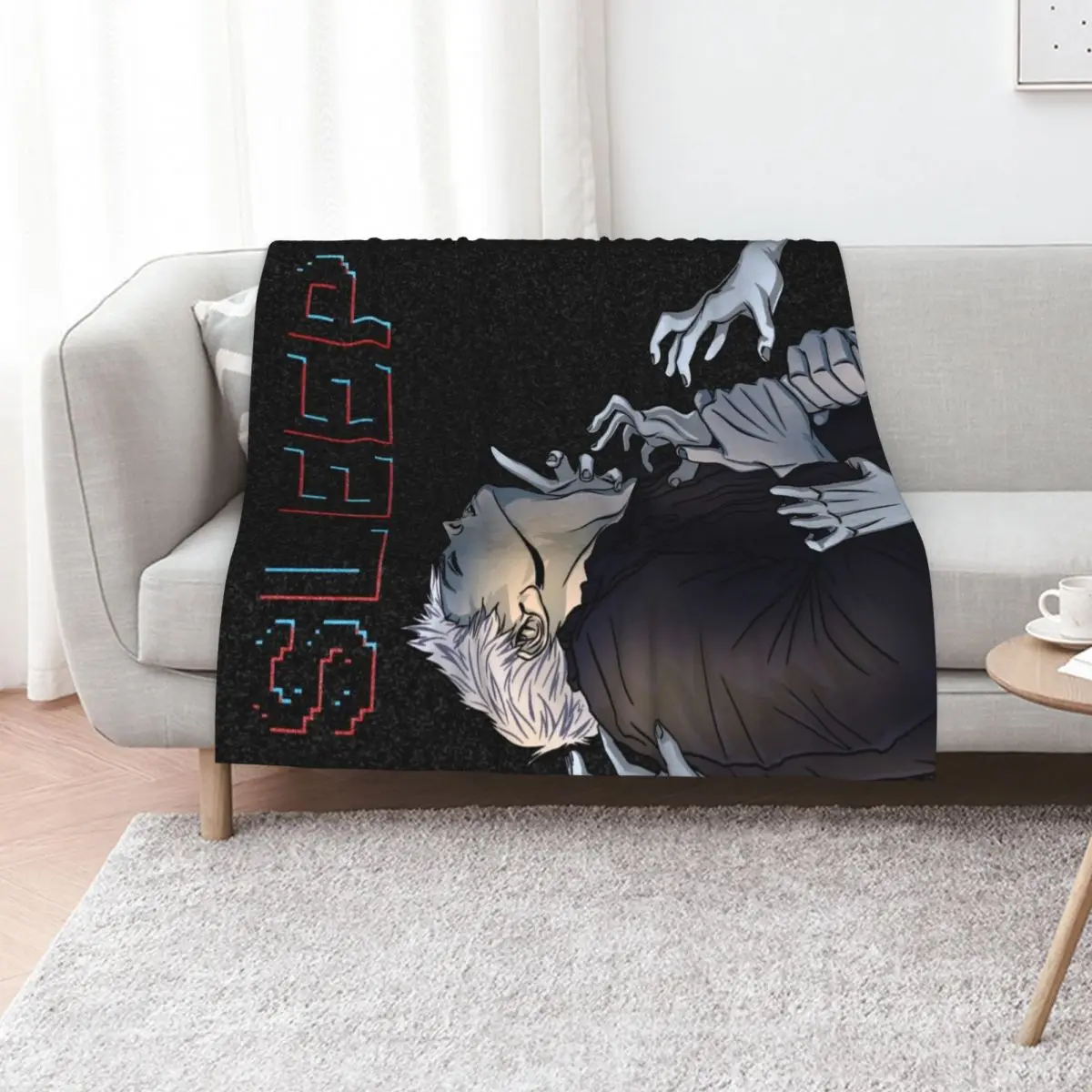 It Feels As If Somebody Was Gripping My Throat Throw Blanket For Sofa Thin Soft Cute Sofas Personalized Gift Warm Blankets