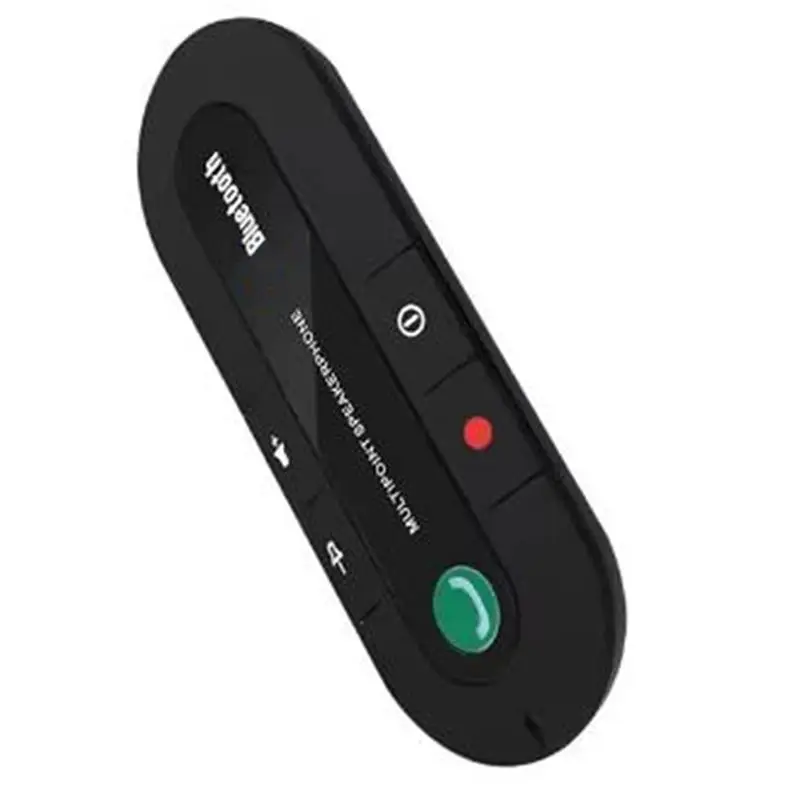 Bluetooth Speaker Handsfree Car Kit Wireless Audio Receiver Sun Visor Clip Speakerphone MP3 Music Player Stereo