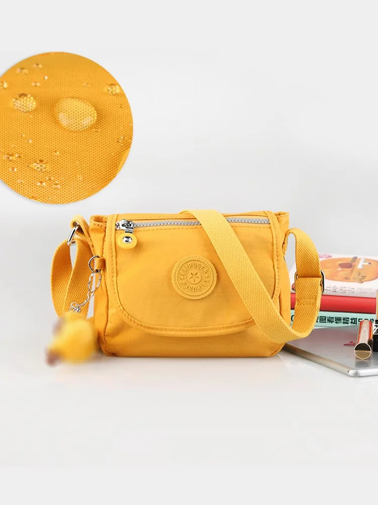 

Waterproof Canvas Women's Bag like Best 2025 New Sle Passport Crossbody Summer Small Bag Nylon Material Zipper Closure