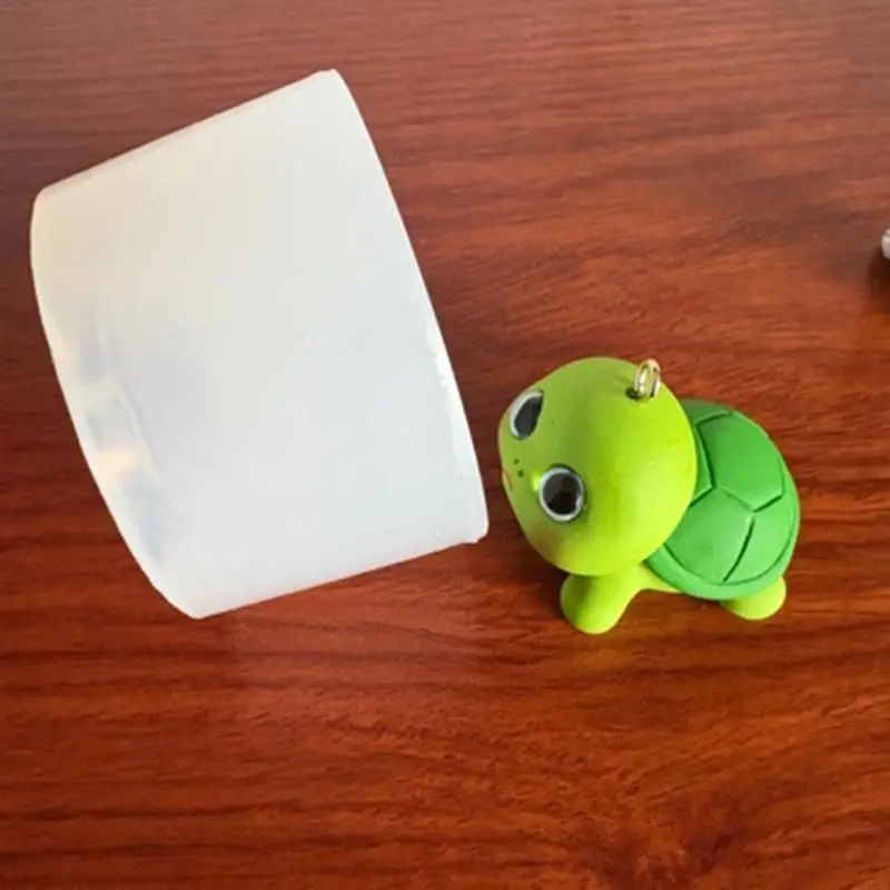 قالب قلادة من السيليكون المريح لصياغة الملحقات قوالب على شكل السلاحف لإبداعات الراتنج وصنع الهدايا الفريدة 964A #4