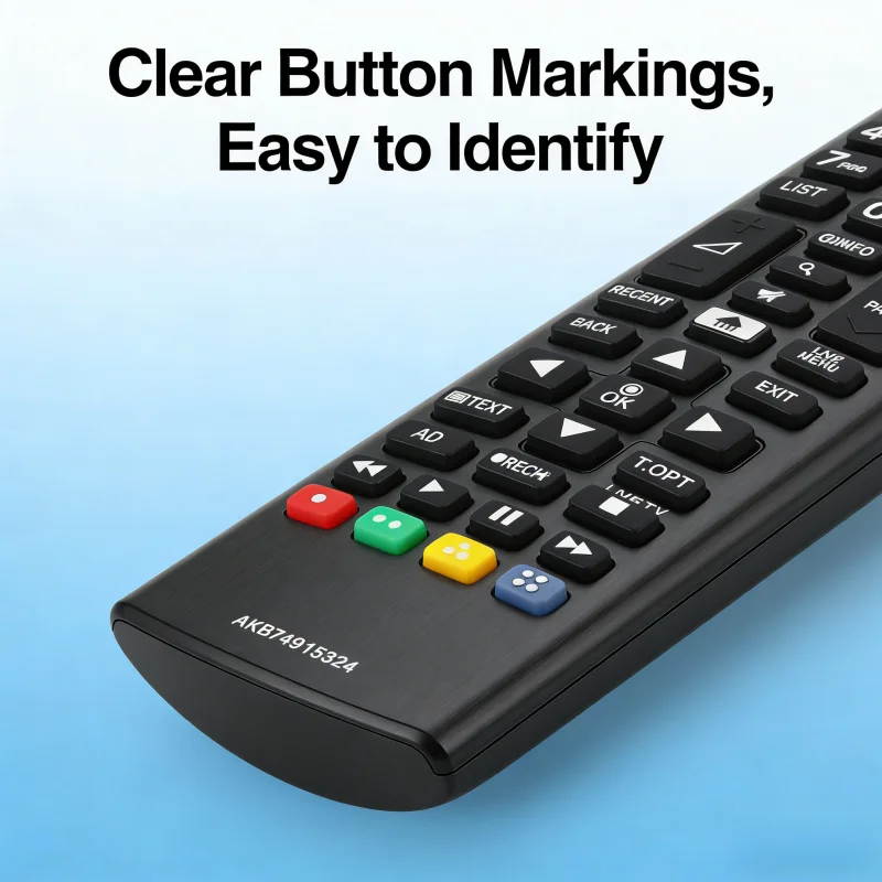 New AKB74915324 Universal Infrared Remote Control for LED OLED LCD 4K 8K UHD HDTV HDR Smart TVs, No Programming Needed