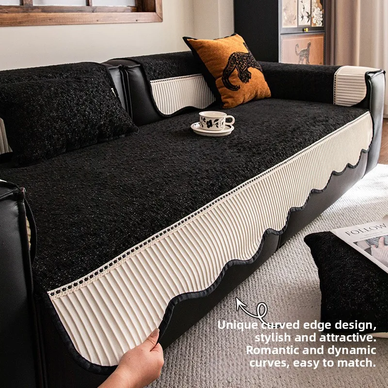 

Чехол для дивана, противоскользящий, всесезонный, универсальный, современный, простой, тканевый чехол-накладка для дивана