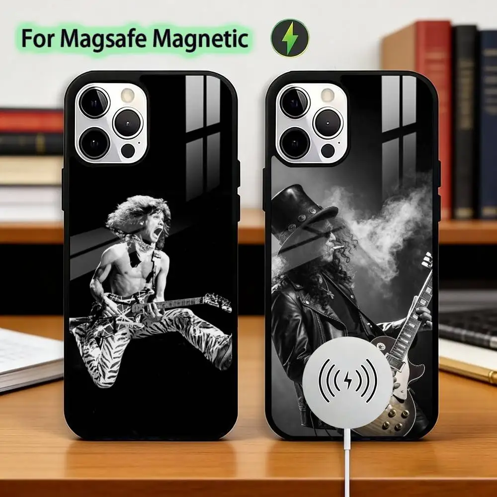 

Heavy Metal Rock Van Halen Phone Case For iPhone17,16,15,14,13,12,11 Plus,Pro Magnetic with Magsafe Wireless Charging