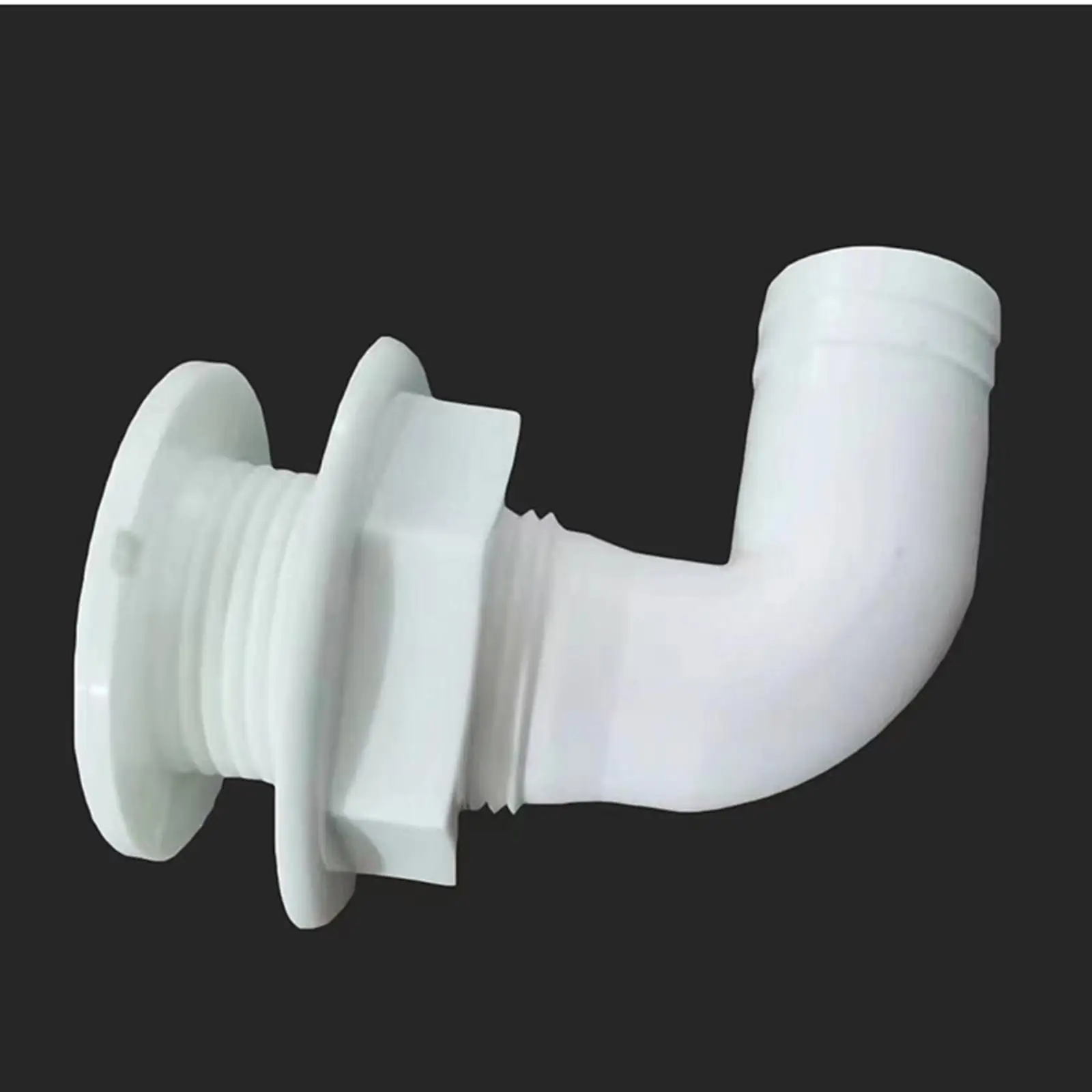 90 Degree thru Hull Fitting Hose Pipe Elbow Boat Plumbing for Durable Replacement Convenient Installation Premium Repair Parts