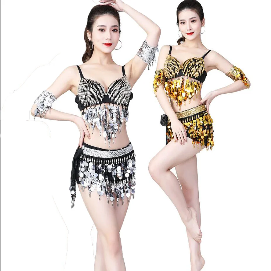 

Sexy Exotic hand woven Shiny Sequin Fringe Stage Performance dancewear