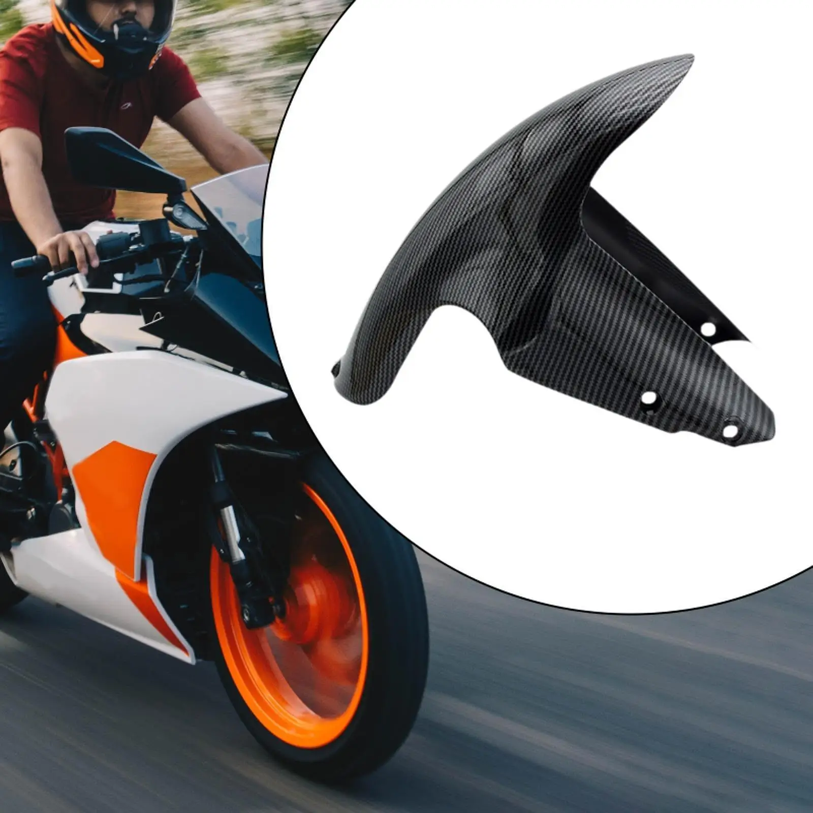 

Motorcycle Front Tire Mudguard, Protective Lightweight Front Wheel