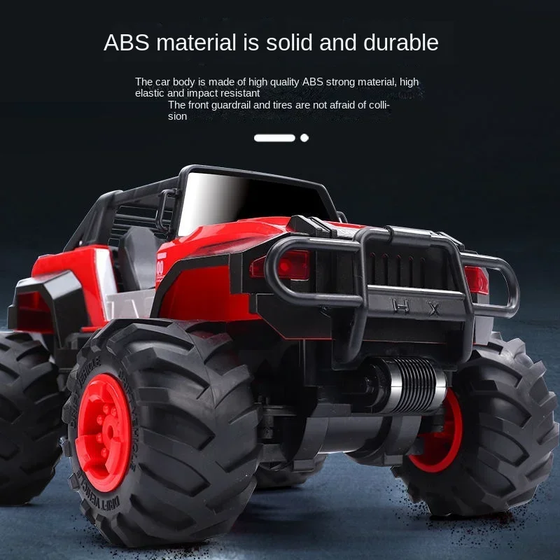 Rc 電動リモコン車充電 Led ライトオフロードプラスチック 4wd トラックシミュレーションおもちゃの車のおもちゃドリフトスタントギフト子供のための