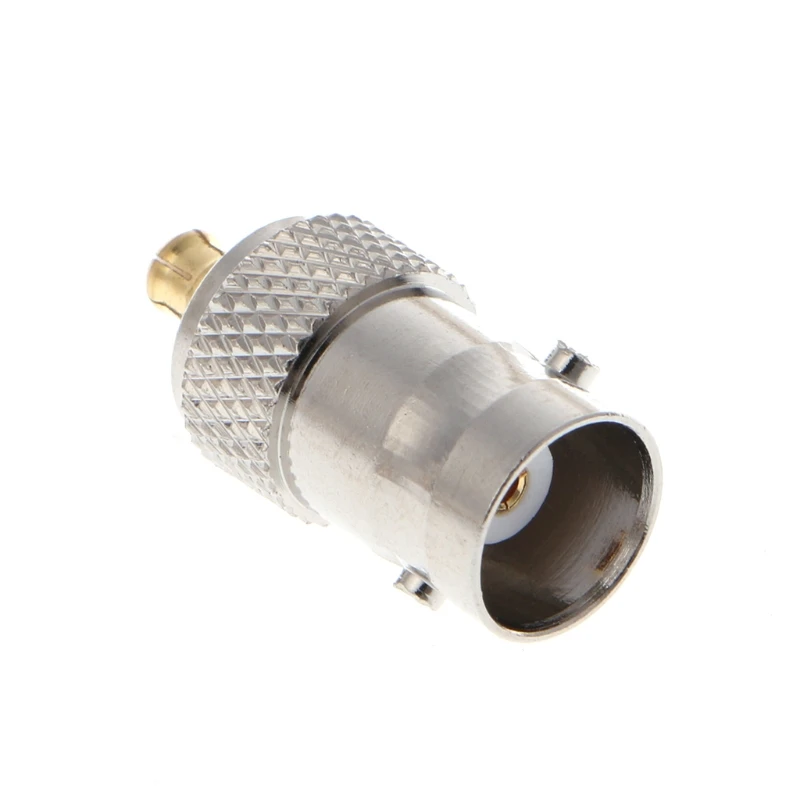 BNC Female  to MCX Male Plug Straight RF Coax Coaxial Connector Adapter