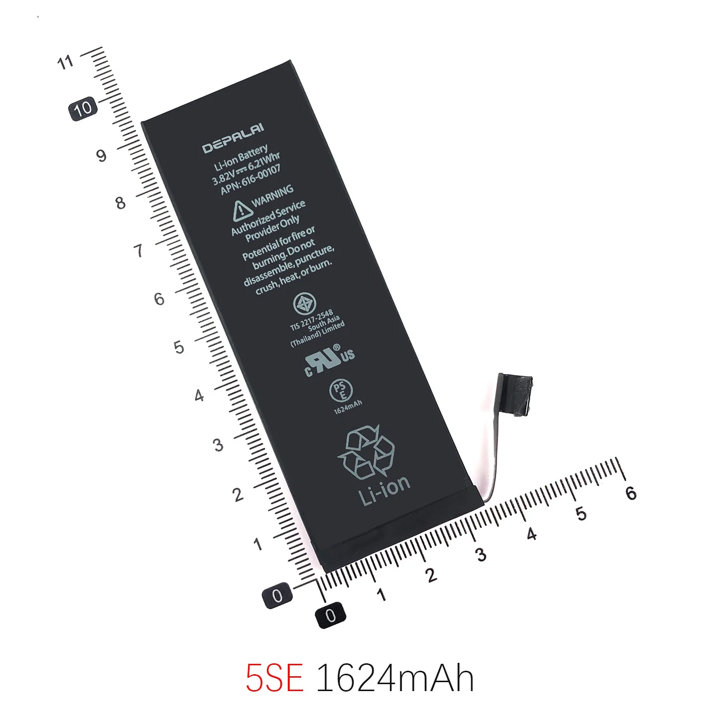 For iPhone 4 5 Phone Battery 4S 5S replacement battery 5SE Bateria High Capacity 0 Cycles Mobile Phone Battery Polymer