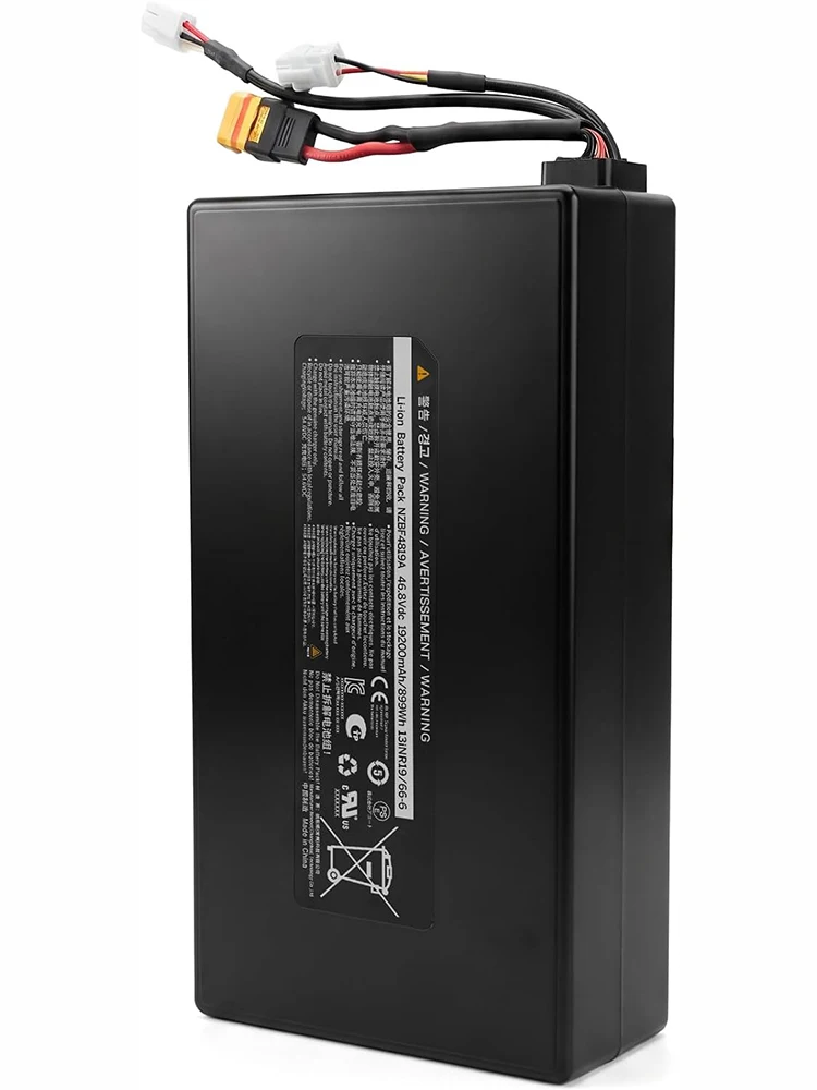 EU-Lager Eingebauter Akku für Ninebot By Segway GT3 Max G3 ZT3 Pro 46,8V 19200mAh 899Wh Akkupack zur Reichweitenverlängerung Li-Ionen-Akkupack