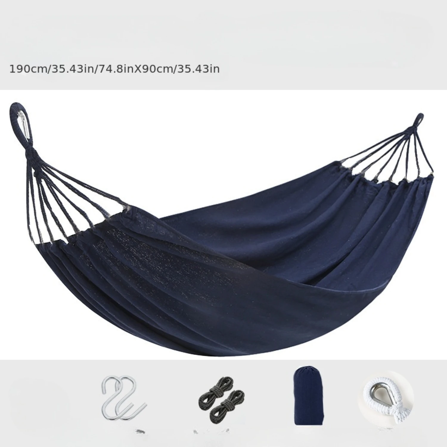 Outdoor Hanging Bed Swing Hammock for Summer Camping - Anti Rollover Design, Ideal for Household Indoor and Outdoor Use, Single