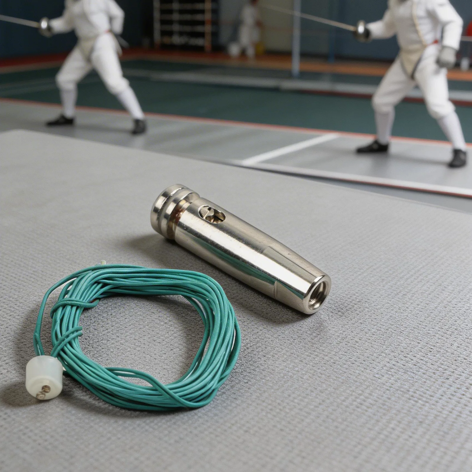 Epee Wire Tip Epee Point Tip Epee Competitions Good Conductivity Metal Material Practical Accessories 1 Meter Long Wire