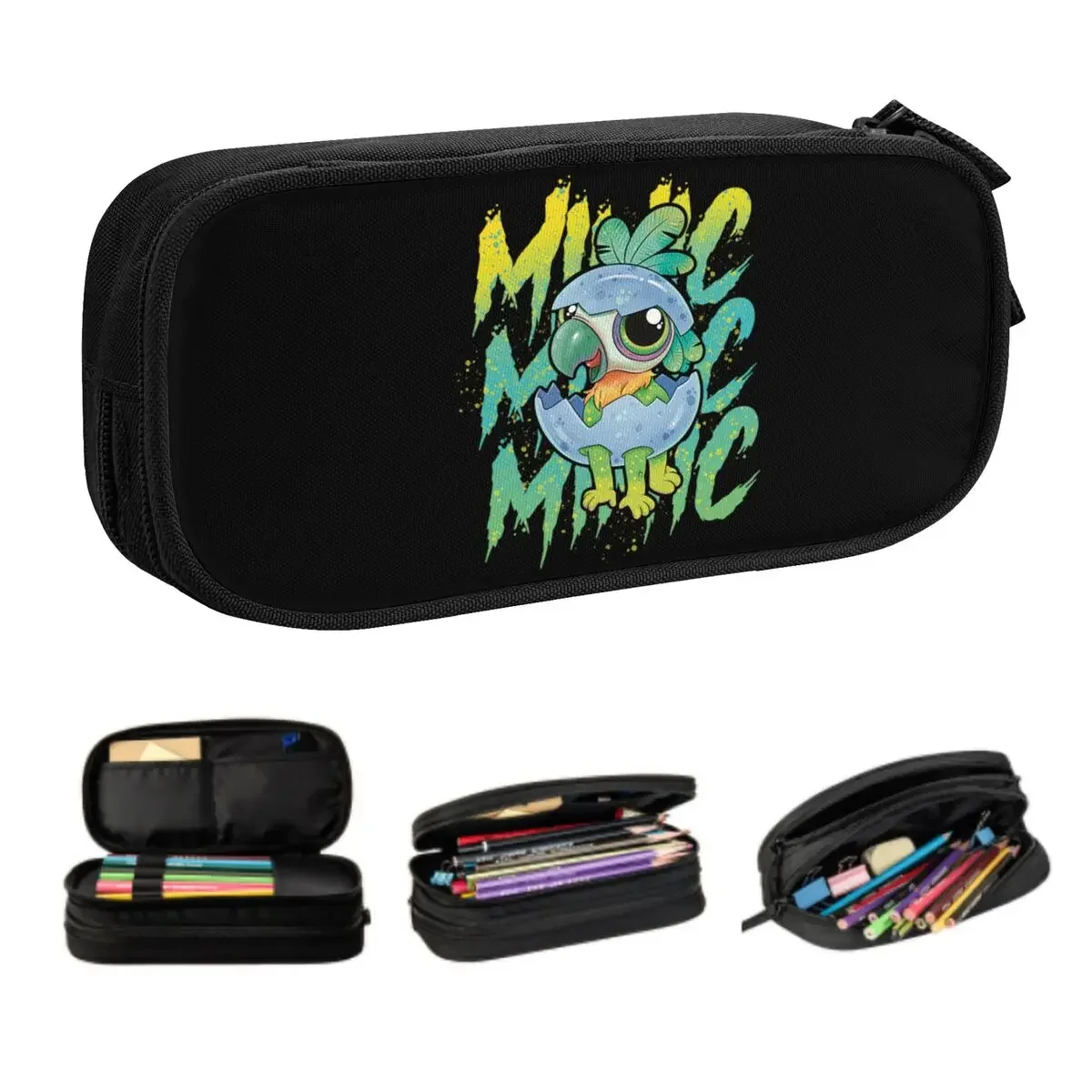 Custom My Singing Monsters Cute Pencil Case Boys Gilrs Large Capacity Mimic Pencil Box School Accessories