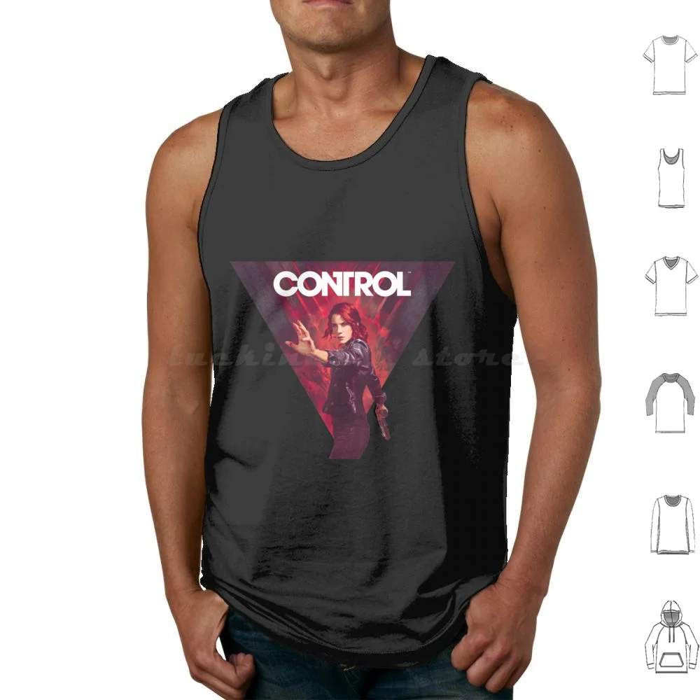 Take Control Tank Tops Vest Sleeveless Control Max Payne Alan Wake Remedy Asgard Astral Plane