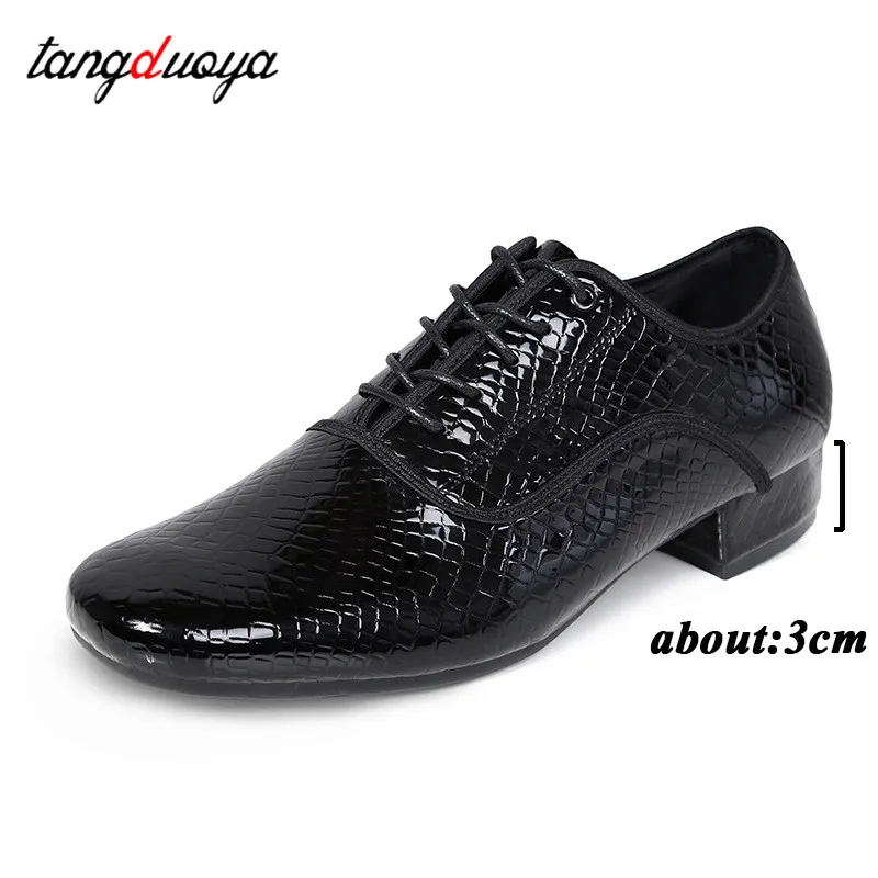 Brand New Latin Dance Shoes Men Modern Ballroom Tango Man Dance Shoes Black Color Teacher Shoes Salsa Practise