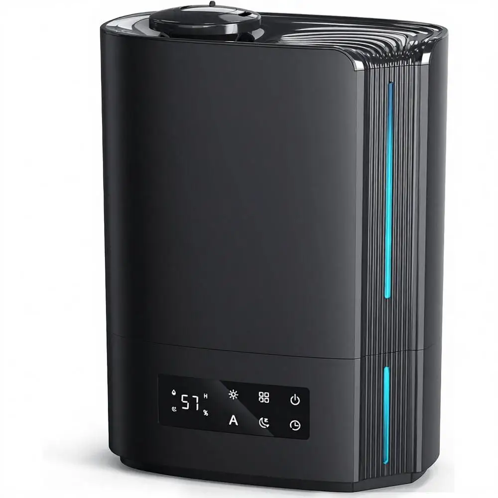 

Large Room Cool Mist Humidifier with Smart Control, Quiet Operation, Ideal for Bedrooms, Nurseries, and Plants