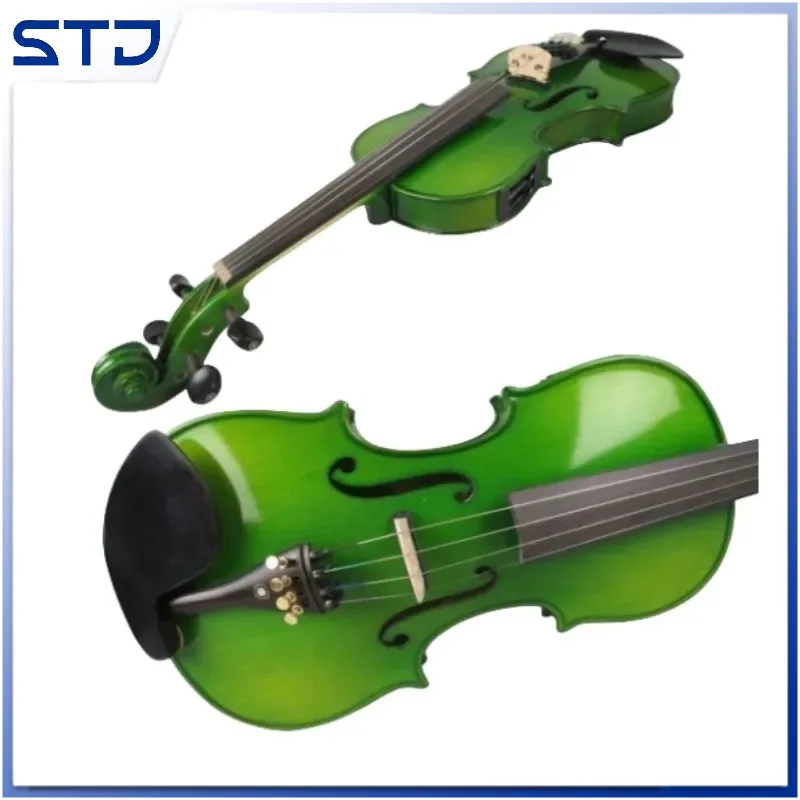 

Good 4 strings Green colors 15-16" electric acoustic viola , Wonderful Sound