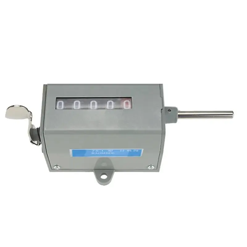 ABSS-2X 75-I 5-Digit Mechanical Manual Counter For Punching Machines Rotation Type Industrial Revolution Counter AC220V
