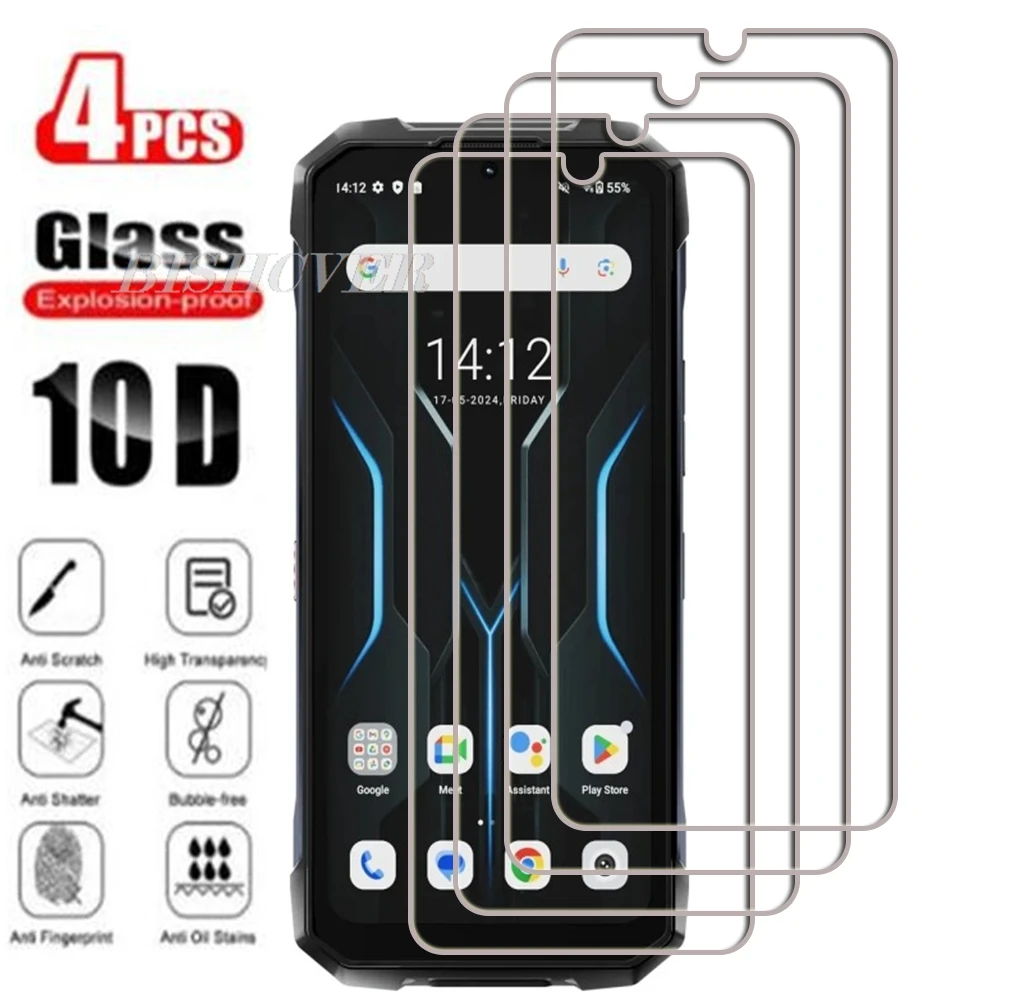 4Pcs Tempered Glass FOR HOTWAV Cyber 16 Pro 6.6