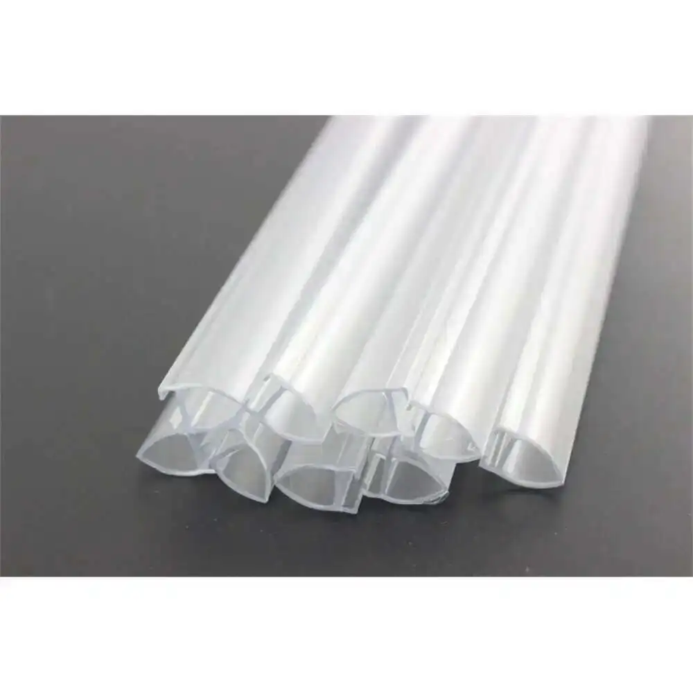 100cm Pop Pvc Plastic Sign Clip Hanger Hook Poster Snap Rail Advertising Poster Banner Frame Rod Support System