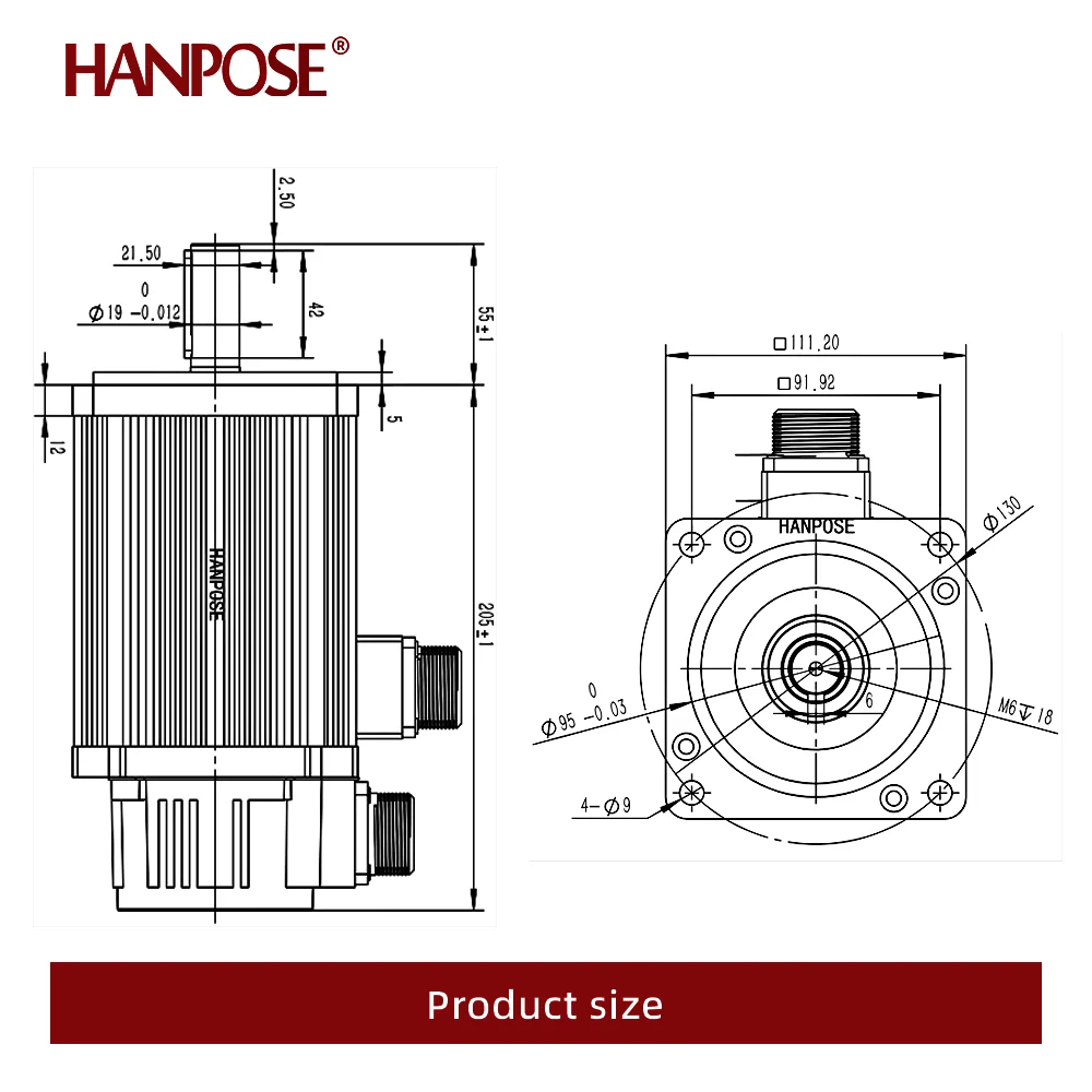110SS150-5030 5N.m 6.0A AC200-240V ASD2200 Servo motor Drive + 3M Cable CNC Medical Instruments Equipment AC Servo Motor 1.5KW