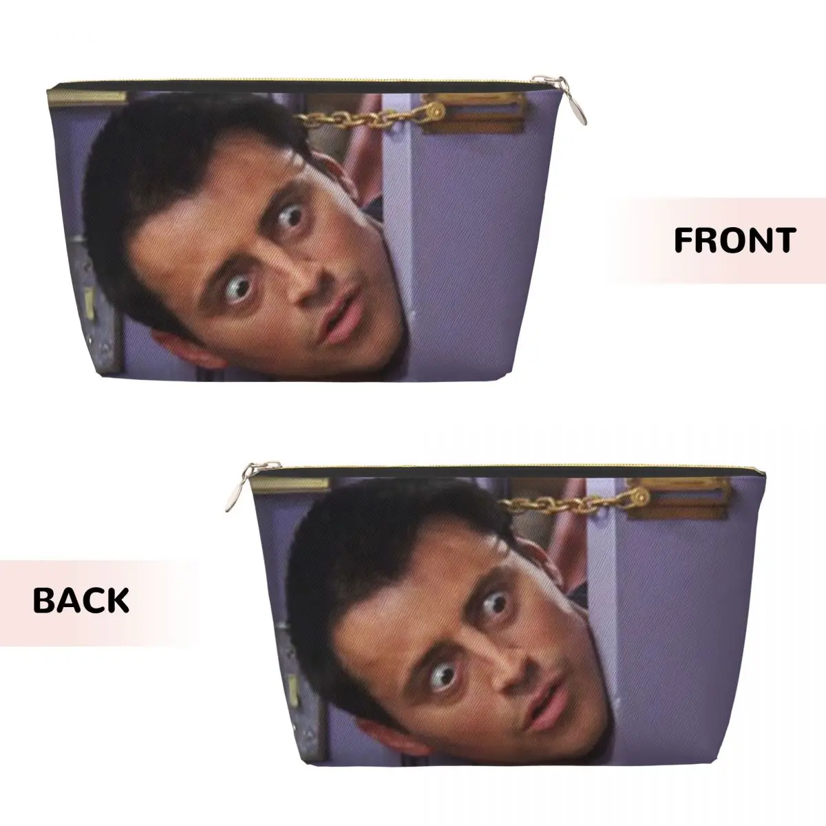 Custom Funny Joey Tribbiani Cosmetic Bag Fashion Large Capacity Classic TV Show Friends Makeup Case Beauty Storage Toiletry Bags