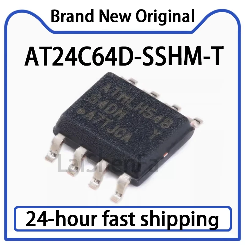 10PCS AT24C64D-SSHM-T SMT SOP-8 EEPROM Memory Chip Original Stock