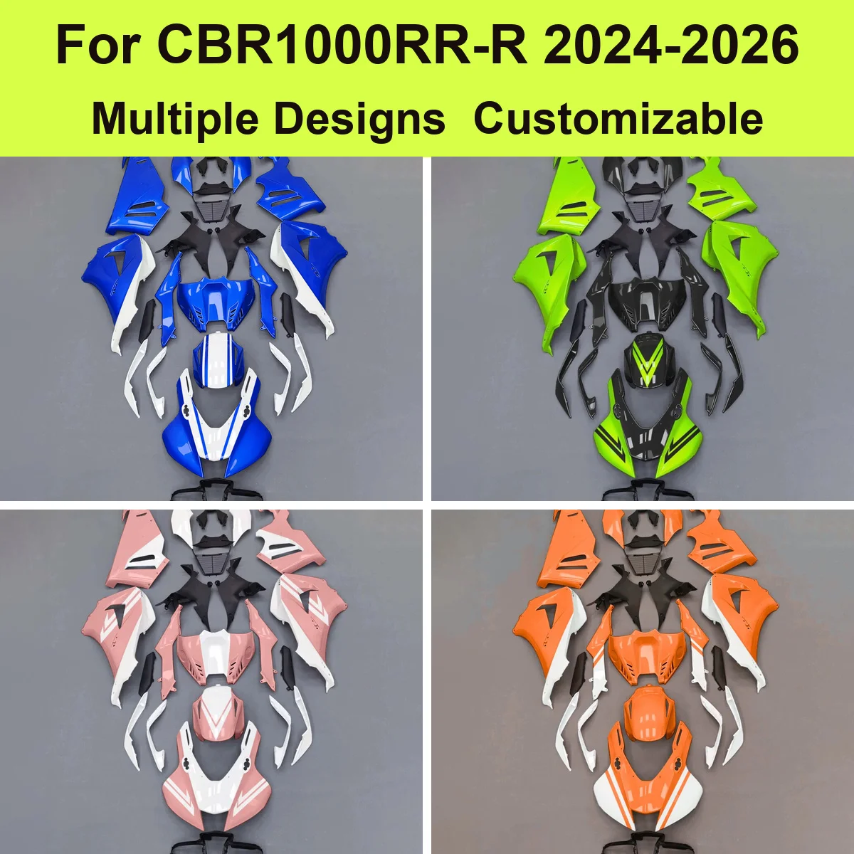 For CBR1000RR-R 2024 2025 2026 SC82 SP Bodywork Fairing Kit Injection Moulded ABS Cowls Panels Complete Parts Sets
