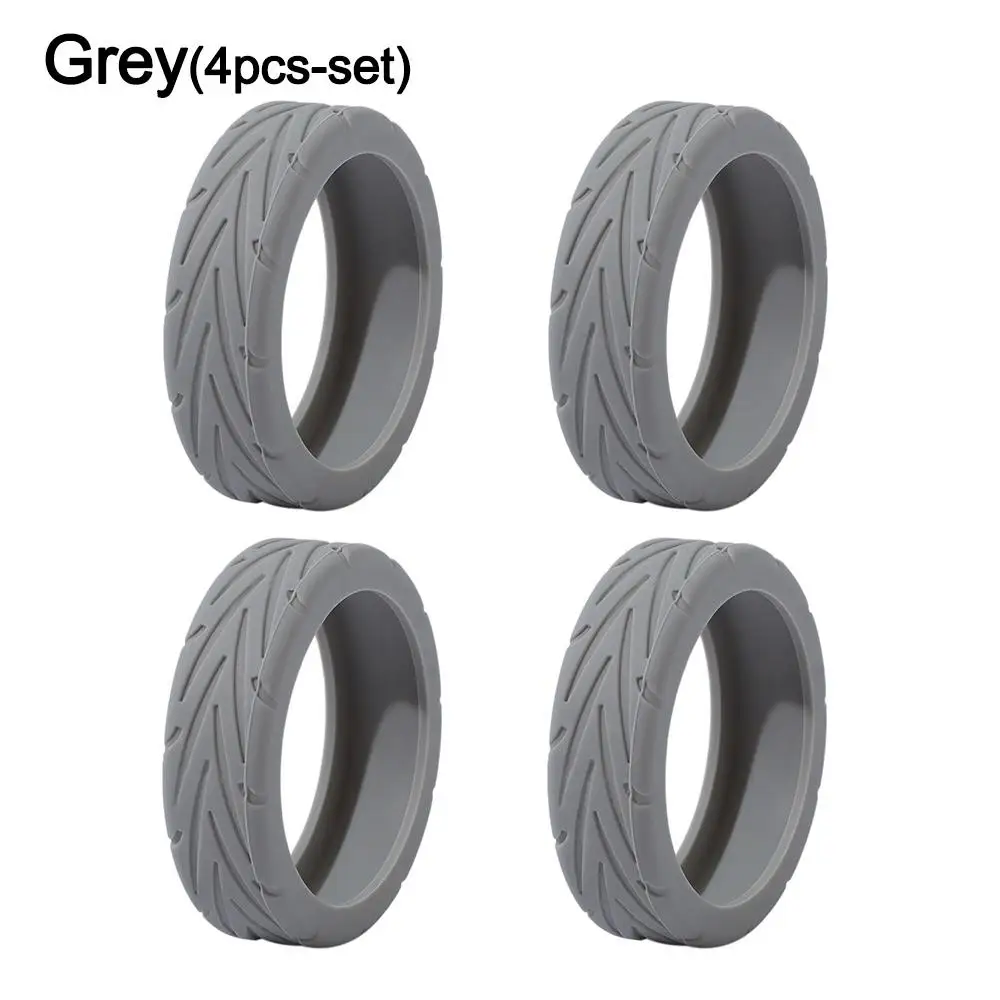 4/8 قطعة/المجموعة سيليكون السفر الأمتعة المذرة الأحذية حقيبة أجزاء المحاور مع الصوت الصامت الأمتعة عجلة يغطي تقليل عجلة ارتداء #3