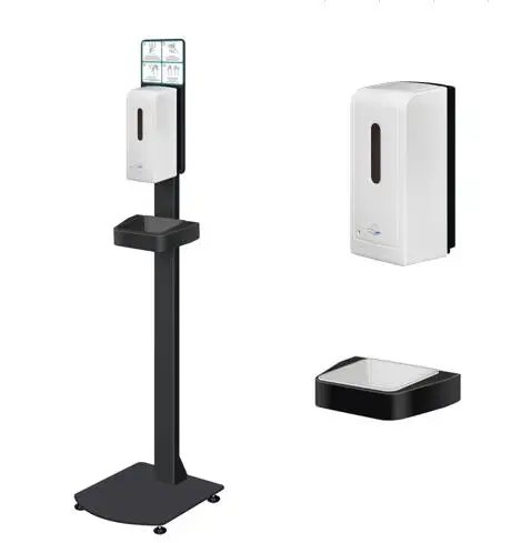 Assured Floor Stand/Wall Mount 1000ml alcohol and Gel Auto Hand sanitizer Dispenser