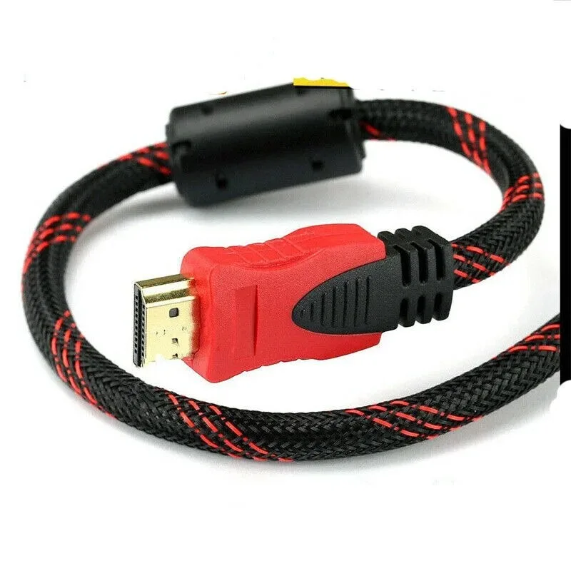 Jacmui Home Audio HDMI Cable HDTV Cable TV Computer Cable with PVC Jacket Copper Wire Web HDMI Cable Neutral1.5M 30M Cables