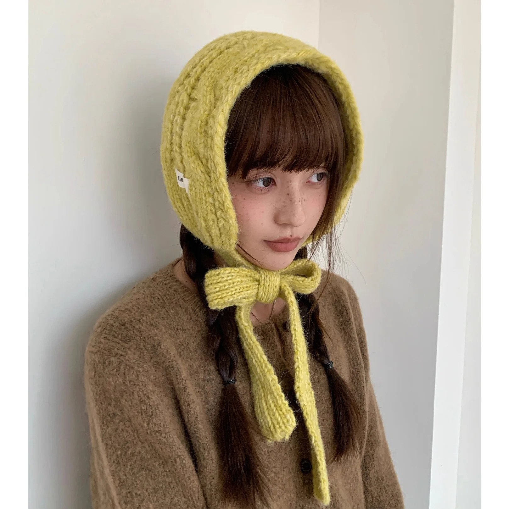 الكورية محبوك تويست عقال النساء الشتاء سميكة الدافئة والباردة غطاء للأذنين ركوب تنوعا غطاء للأذنين الأذن الدافئة الأذن يغطي