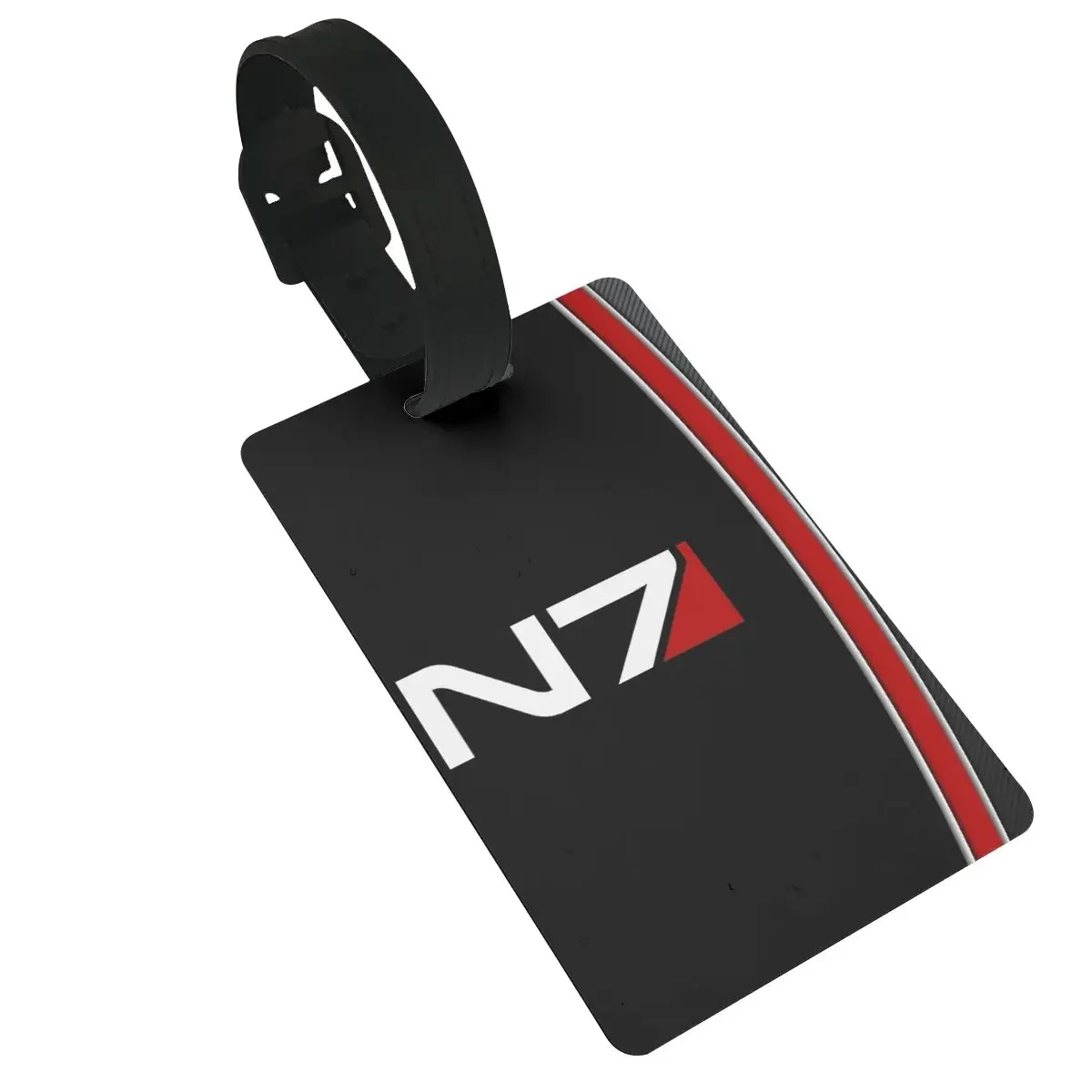 N7 Mass Effect Emblem! Luggage Tags Suitcase Accessories Travel PVC Fashion Baggage Boarding Tag Portable Label Holder ID