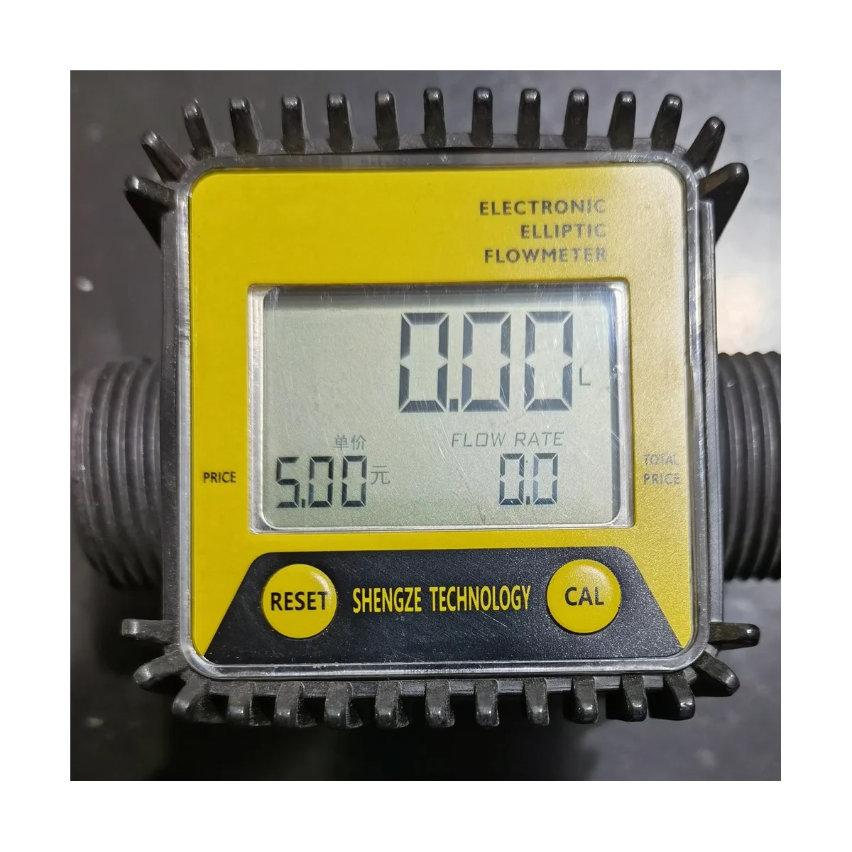 K28 Electronic Display Turbine Flowmeter for Measuring Methanol Counter Flow Meter Urea Flow Rate-Orange