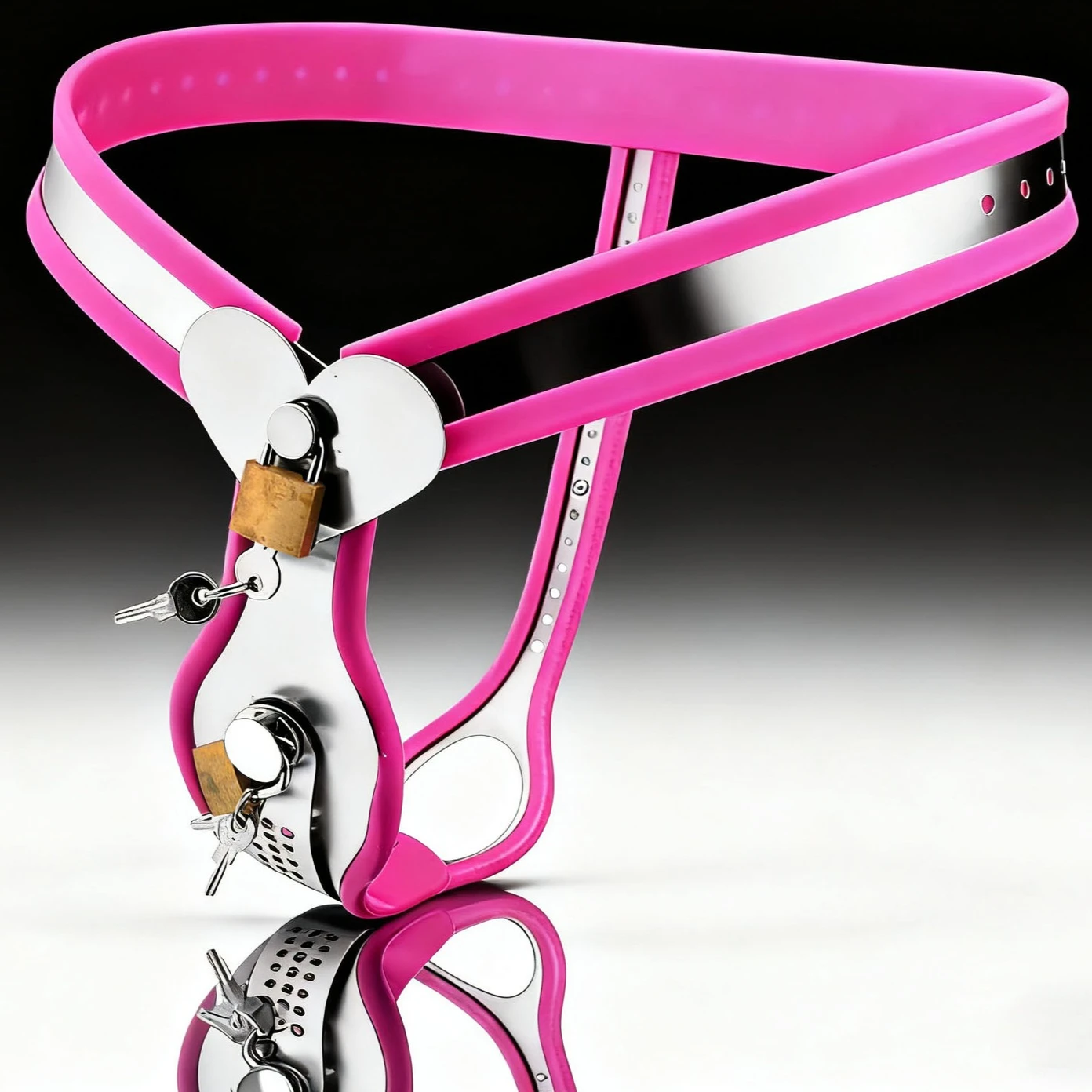 New Female Chastity Belt Pants Invisible Strap on Stainless Steel Gear Device Chastity Belt BDSM Bondage Sexy Toys for Woman 18+