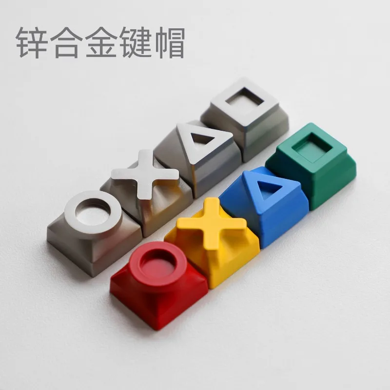 

Gaming Console Keycaps Mechanical Keyboards Decoration Personalized Keys All Metal Game Console Decompression Keyboard caps