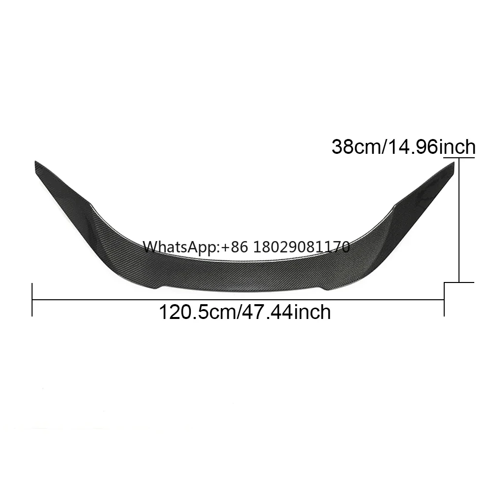 탄소 섬유 자동차 트렁크 스포일러 리어 테일 윙, 토요타 수프라 A90 2018-2022 용