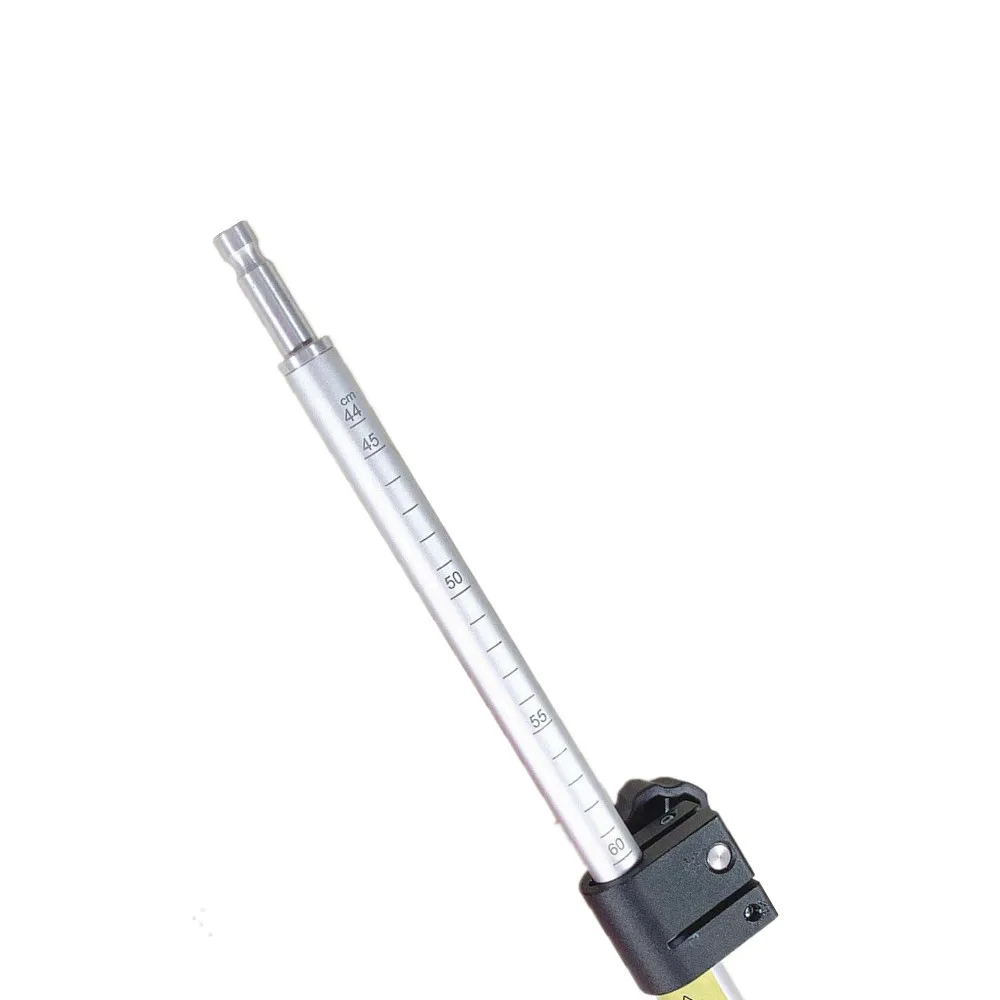 Imagem -03 - Superior Quality Telescopic Mini Prism Pole Estiramento de Ponta Precisa Leica Compatível Estação Total Surveying Instruments 60cm