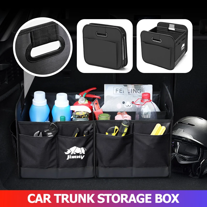 

Коробка-органайзер для багажника автомобиля, складная сумка из ткани Оксфорд для Suzuki Jimny b74 jb23 jb64 jb43 jb53 jb32